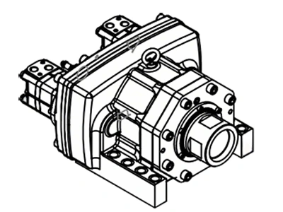 Tête motrice hydraulique
