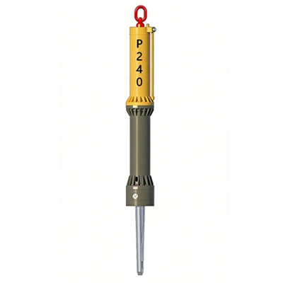 Éclateur de roche hydraulique monté sur excavatrice