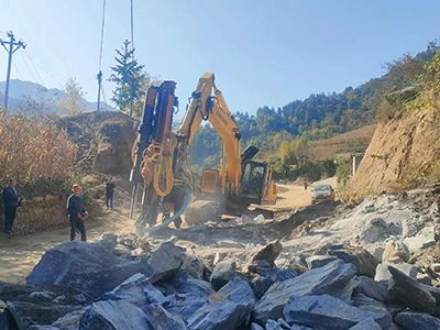 Chantier de construction dans le Shaanxi